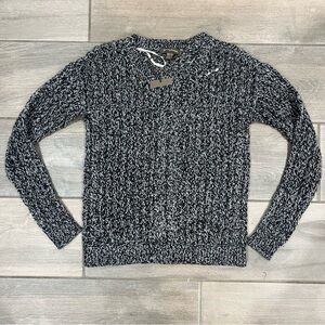 NWT Tommy Bahama Lambswool Cashmere Blend Grey Crewneck Sweater Women’s XXS